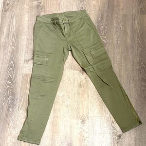 White House Black Market Olive Green‎ Cargo Pants 4